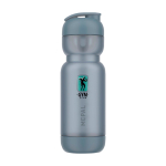 Shaker in plastica con miscelatore incluso 800ml Mepal Shaker color blu vista con stampa tampografica