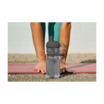 Borraccia sportiva plastica tappo ribaltabile e cannuccia 600ml Mepal color nero immagine stile di vita