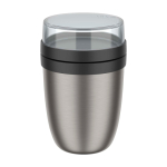 Contenitore termico doppio scomparto separato 700ml Mepal Ellipse 2.0 color nero