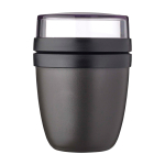 Lunch box mini in plastica doppio scomparto 420ml Mepal Ellipse Mini color nero