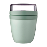 Lunch box mini in plastica doppio scomparto 420ml Mepal Ellipse Mini color verde