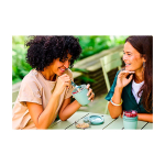 Lunch box mini in plastica doppio scomparto 420ml Mepal Ellipse Mini color verde immagine stile di vita