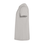 Maglietta corta da uomo in cotone a maglia 180 g/m2 Roly Corgi color grigio vista laterale