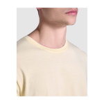 Maglietta corta da uomo in cotone a maglia 180 g/m2 Roly Corgi color giallo vista dettaglio 2