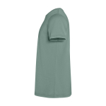 Maglietta corta da uomo in cotone a maglia 180 g/m2 Roly Corgi color verde scuro vista laterale