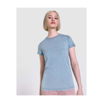 Maglietta maniche corte da donna sagomata 280 g/m2 Roly Fiyi color grigio immagine stile di vita