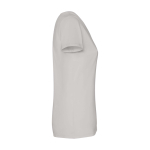 Maglietta maniche corte da donna sagomata 280 g/m2 Roly Fiyi color grigio seconda vista con laterale
