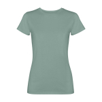 Maglietta maniche corte da donna sagomata 280 g/m2 Roly Fiyi color verde scuro