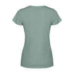 Maglietta maniche corte da donna sagomata 280 g/m2 Roly Fiyi color verde scuro seconda vista posteriore