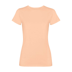 Maglietta maniche corte da donna sagomata 280 g/m2 Roly Fiyi color corallo