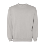 Maglione unisex con collo rotondo in cotone 250 g/m2 Roly Jaya color grigio