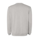 Maglione unisex con collo rotondo in cotone 250 g/m2 Roly Jaya color grigio seconda vista posteriore