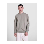 Maglione unisex con collo rotondo in cotone 250 g/m2 Roly Jaya color grigio immagine stile di vita 2
