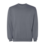 Maglione unisex con collo rotondo in cotone 250 g/m2 Roly Jaya color grigio scuro
