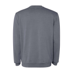Maglione unisex con collo rotondo in cotone 250 g/m2 Roly Jaya color grigio scuro seconda vista posteriore