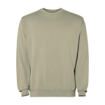 Maglione unisex con collo rotondo in cotone 250 g/m2 Roly Jaya color cachi