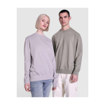 Maglione unisex con collo rotondo in cotone 250 g/m2 Roly Jaya color verde scuro immagine stile di vita