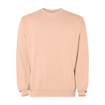 Maglione unisex con collo rotondo in cotone 250 g/m2 Roly Jaya color corallo
