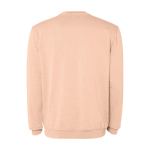 Maglione unisex con collo rotondo in cotone 250 g/m2 Roly Jaya color corallo seconda vista posteriore