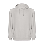 Felpa unisex con cappuccio e effetto lavato 250 g/m2 Roly Kenia color grigio