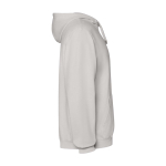 Felpa unisex con cappuccio e effetto lavato 250 g/m2 Roly Kenia color grigio seconda vista con laterale
