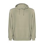 Felpa unisex con cappuccio e effetto lavato 250 g/m2 Roly Kenia color cachi