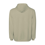 Felpa unisex con cappuccio e effetto lavato 250 g/m2 Roly Kenia color cachi seconda vista posteriore