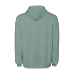 Felpa unisex con cappuccio e effetto lavato 250 g/m2 Roly Kenia color verde scuro seconda vista posteriore