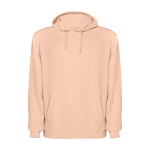 Felpa unisex con cappuccio e effetto lavato 250 g/m2 Roly Kenia color corallo