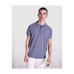 Polo unisex manica corta con effetto lavato 200 g/m2 Roly Cobain color giallo