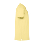 Polo unisex manica corta con effetto lavato 200 g/m2 Roly Cobain color giallo seconda vista con laterale
