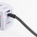 Lanyard da polso in PVC e nylon con ricarica rapida USB-C per cellulare vue 1