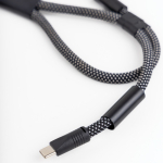 Lanyard da polso in PVC e nylon con ricarica rapida USB-C per cellulare