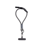 Lanyard da polso in PVC e nylon con ricarica rapida USB-C per cellulare vue d'impression