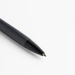 Penna in alluminio a scatto con dettagli argentati inchiostro blu vue 4