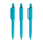 Penna in ABS riciclato con meccanismo a scatto con inchiostro blu