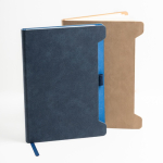 Taccuino ecologico con supporto laterale per penna A5 fogli lisci vue 2