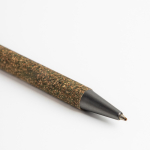 Taccuino in cotone riciclato con penna in tè verde A5 fogli lisci vue 3