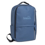 Zaino soft con dettagli riflettenti e fascia per trolley 15.6” vue avec logo imprimé