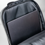 Zaino in pelle PU con design sottile e finitura elegante 15.6”