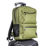 Zaino in pelle PU con tasche frontali e laterali in rete 15.6” vue 4