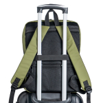 Zaino in pelle PU con tasche frontali e laterali in rete 15.6”