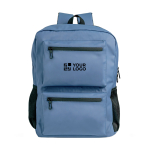 Zaino in pelle PU con tasche frontali e laterali in rete 15.6” vue d'impression