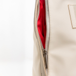 Borsa in pelle sintetica tasche nascoste e fascia per trolley 15.6”