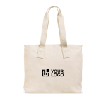 Borsa in pelle sintetica tasche nascoste e fascia per trolley 15.6” vue d'impression