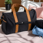 Borsone in RPET impermeabile con chiusura magnetica e tasca vue d'ambiance