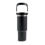 Bicchiere termico in acciaio inox con doppio coperchio 900ml color nero vue 3