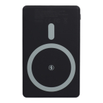 Power bank ultrasottile compatibile con MagSafe 5.000 mAh color nero terza vista