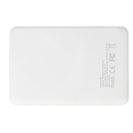 Batteria esterna ideale per viaggi e uso quotidiano 5.000 mAh color bianco terza vista