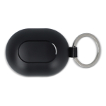 Cuffiette piccole in custodia delle dimensioni di un portachiavi color nero terza vista